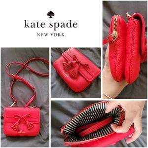 Kate Spade Hayes Tassel Bow Crossbody